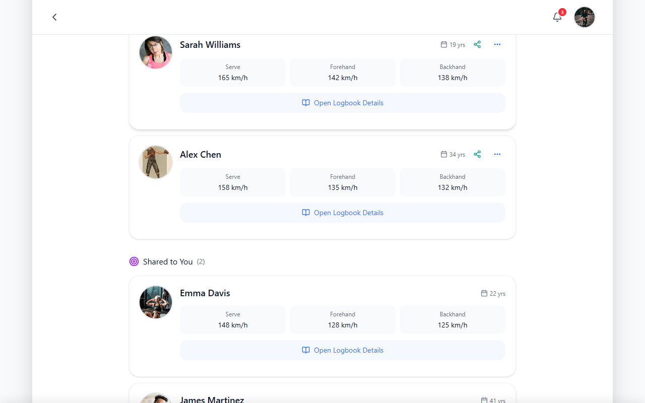 Shared by You and Shared to You sections