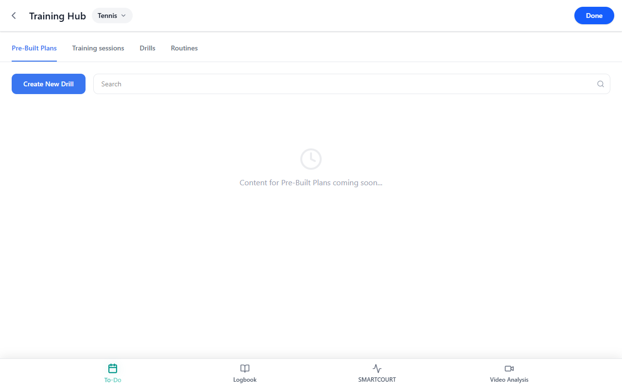 Training Hub — pre-built plans and structured program content